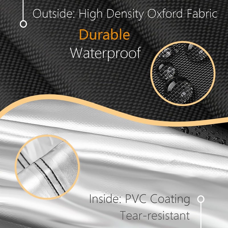 FLYMEI Winch Cover 600D Water Resistant, Dust-Proof, UV-Resistant Winch Protection Cover, Ideal for Electric Winches 8000-12000 lbs - Image 3